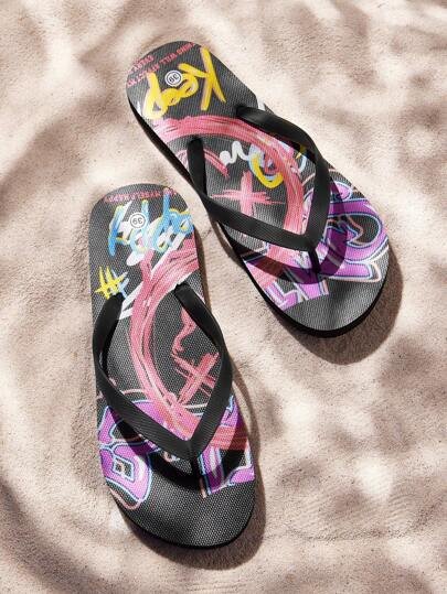Patterned Flip Flops